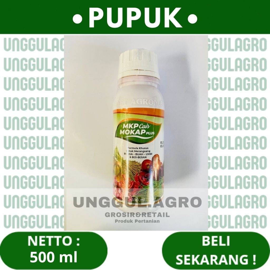 Pupuk cair mkp MOKAP PLUS FIXIN 500ml pembesar&penambah bobot buah&umbi