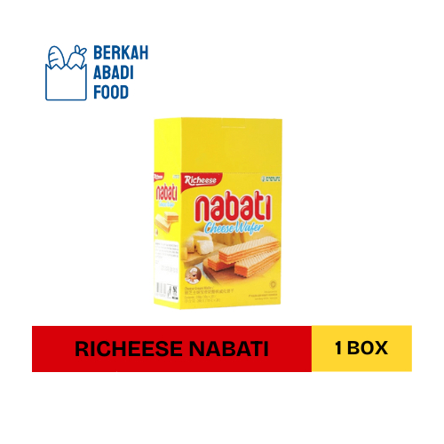 

Nabati Wafer Keju Box Isi 20 Pcs x 6 Gram