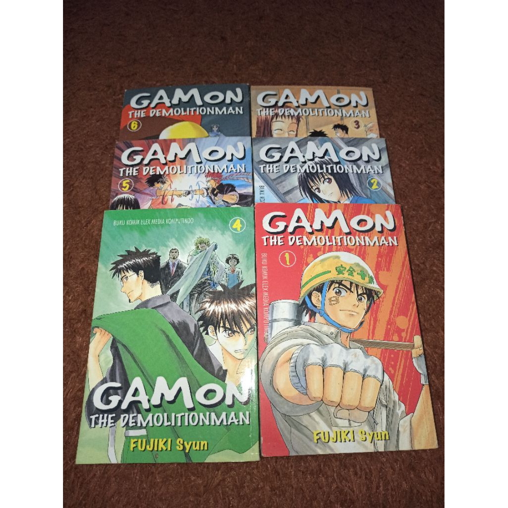 komik judul, Gamon The demolitionman paketan 6 buku