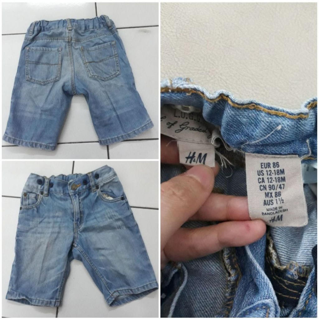 Celana jeans anak 1.5T merek H&M
