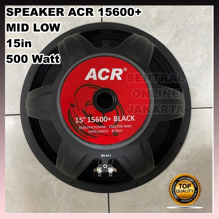 SPEAKER WOOFER ACR 15600+ 15inch SPEAKER ACR 15600 PLUS 15 Inch 500 WATT 15in ORIGINAL