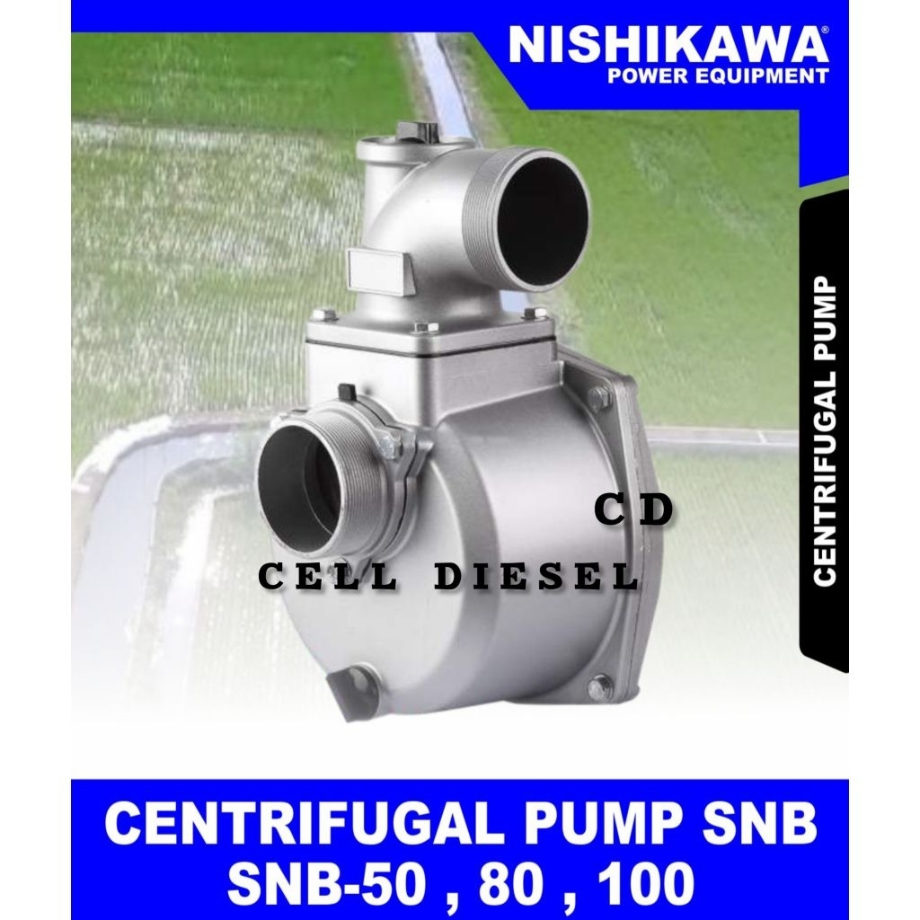 water pump body SNB 50 NISHIKAWA ENGINE PUMP/mesin pompa air SNB 50 2"