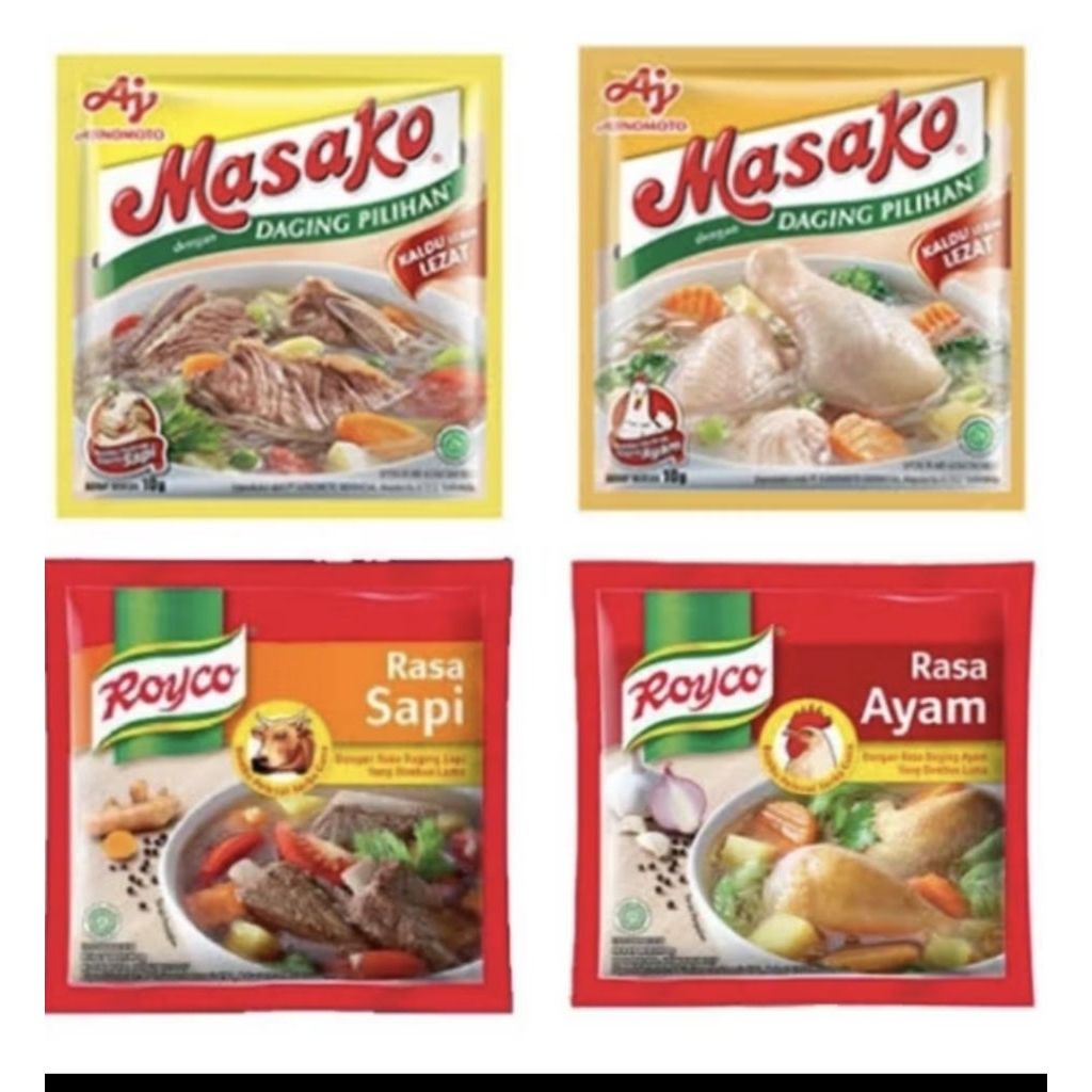 

Masako Royco isi 12 sachet@8,5 gr