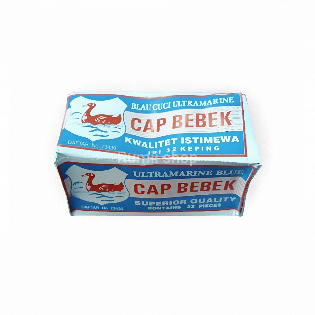 Blawu sabun batang biru Blau Cap Bebek