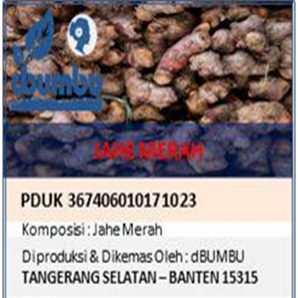 

Jahe Merah Segar 1000 gram