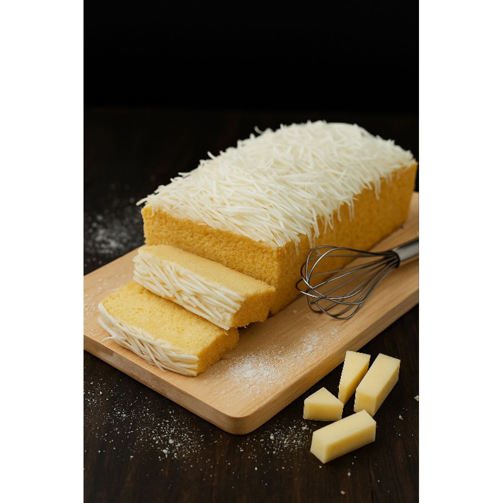 

Bolu susu Topping keju