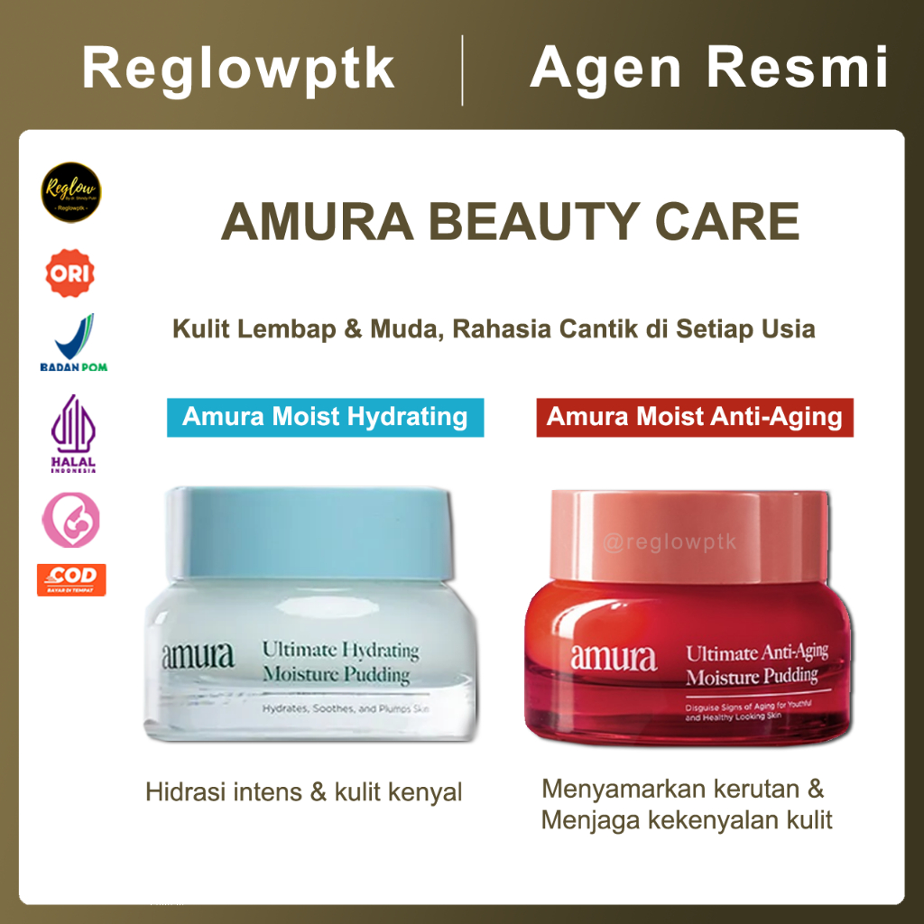 Amura Hydrating Moisture Anti Aging Pelembab Wajah Amura Moisturizer Amura Skincare by Dr Shindy