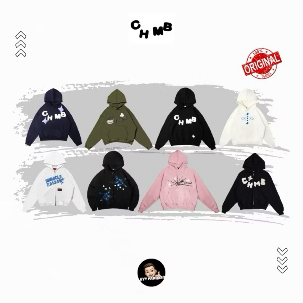 [100% ORIGINAL] ZIP & HOODIE CHAMBRE DE LA VAIN