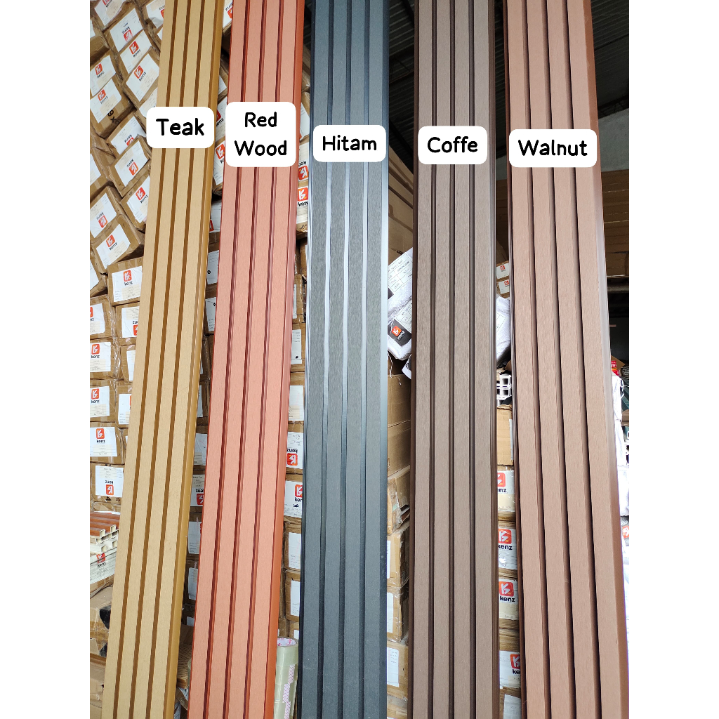 WPC Outdoor Wood Panel Kisi-Kisi/ Wallpanel Dinding Outdoor/ Pagar