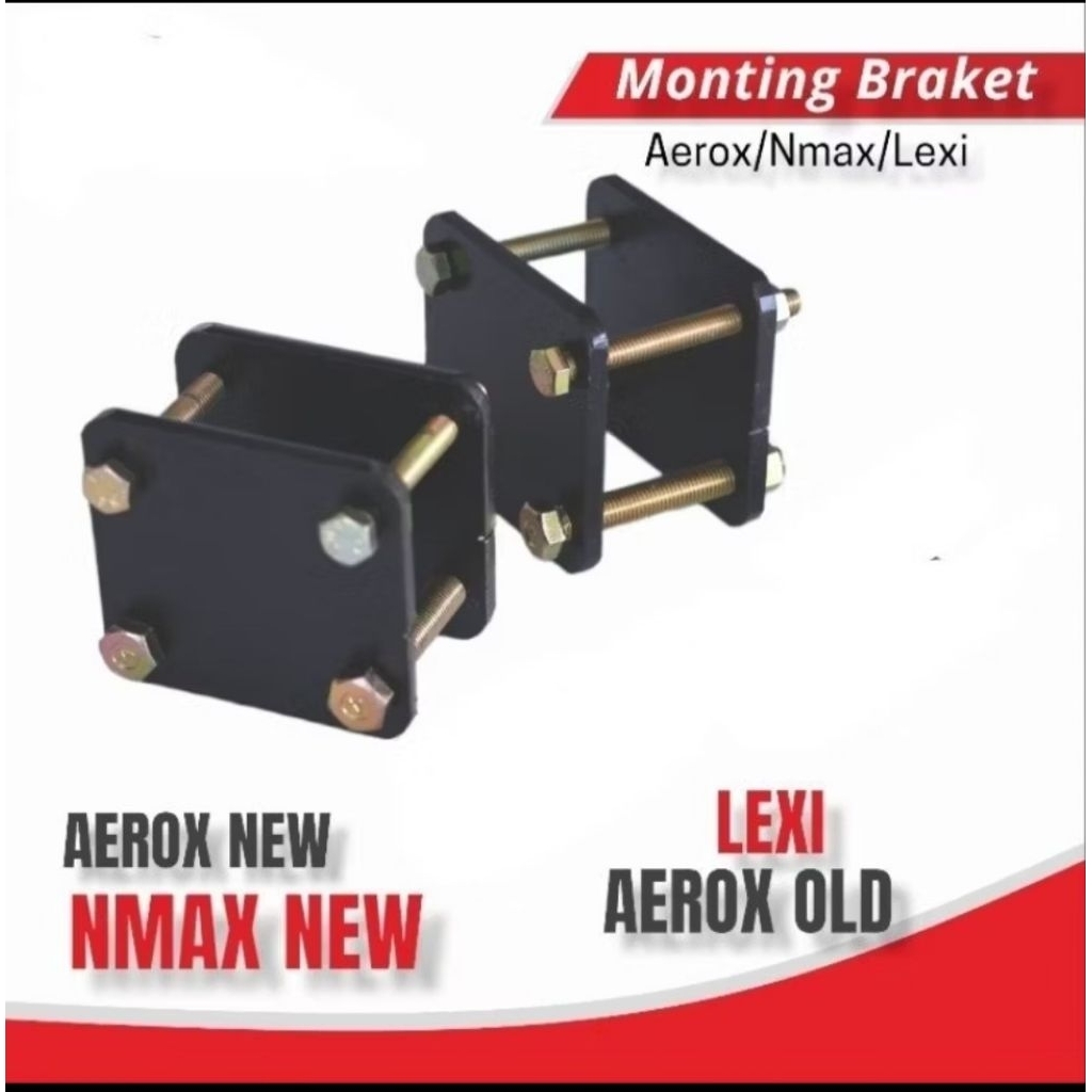 Breket Plat Mounting Motor Yamaha Aerox old/new, Lexy, Nmax  DLL