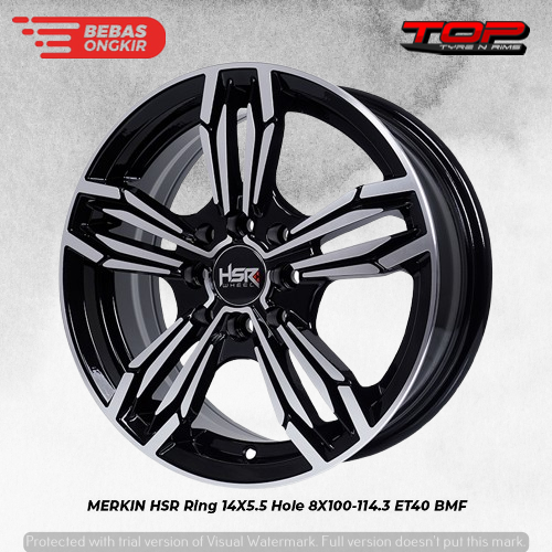 Velg Mobil Avanza Xenia Brio Calya Ayla R14 HSR MERKIN Original Two Tone