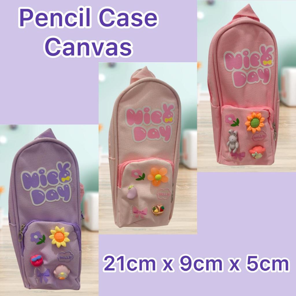 

Kotak Pensil Box Pencil Case Tempat Pensil Anak Sekolah Kartun Canvas Kanvas Kain Cute Lucu Murah Perempuan Cewek
