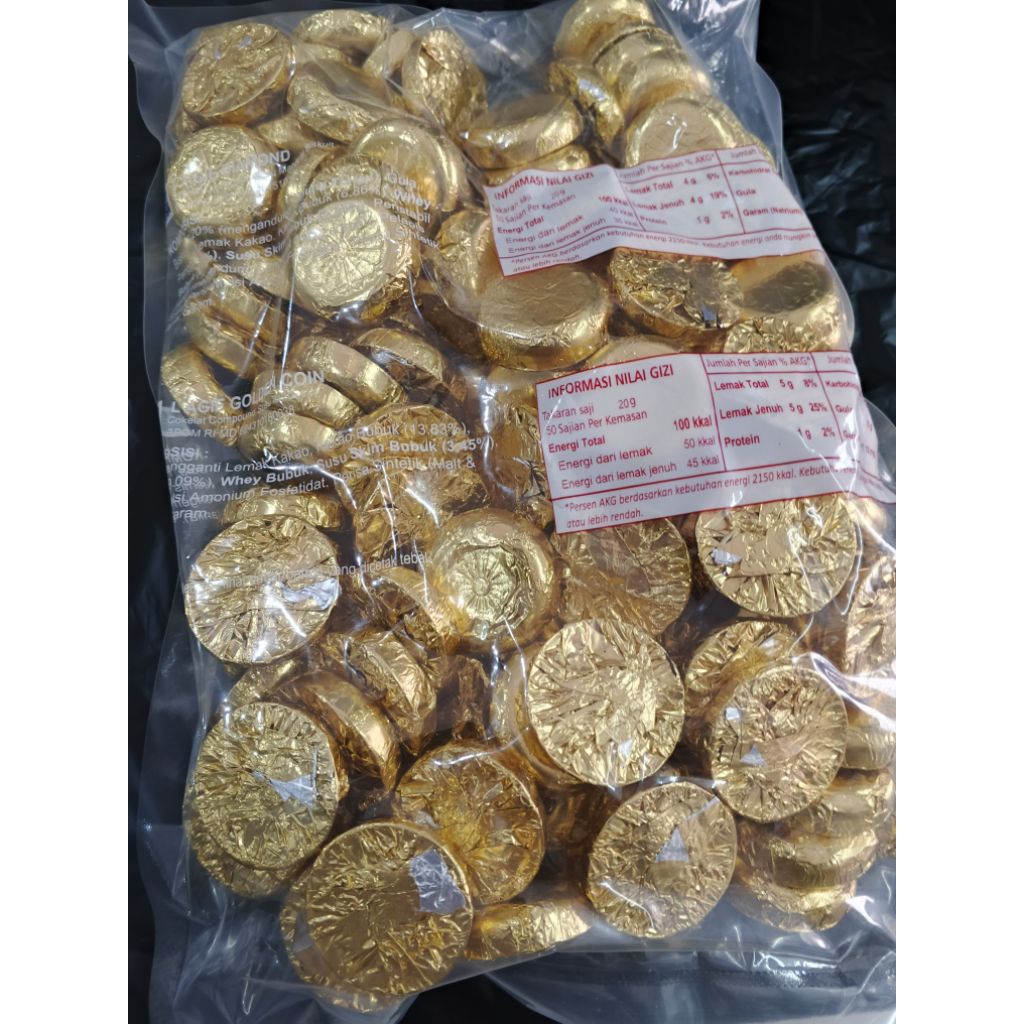 

LAGI GOLDEN COIN COKLAT ISI KISMIS