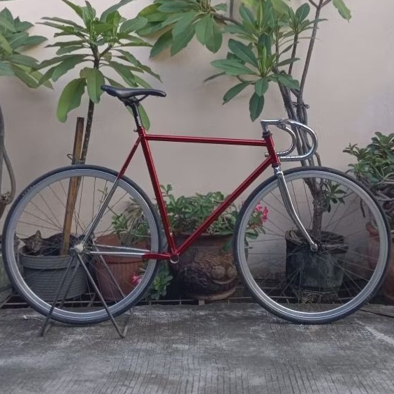 FRAME FRAMESET SEPEDA FIXIE WEAPON ALIED 02 CLASSIC SIZE 56 , BUKAN TSUNAMI SNM ARDENTLY PIZZ SKEACE