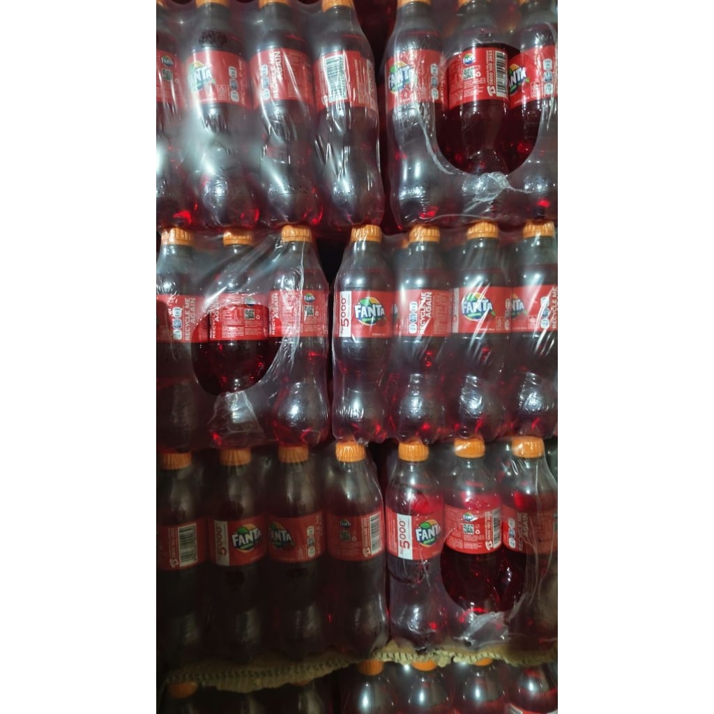 

FANTA, COCACOLA,SODA 250Ml (1SLOP ISI 12 BOTOL)