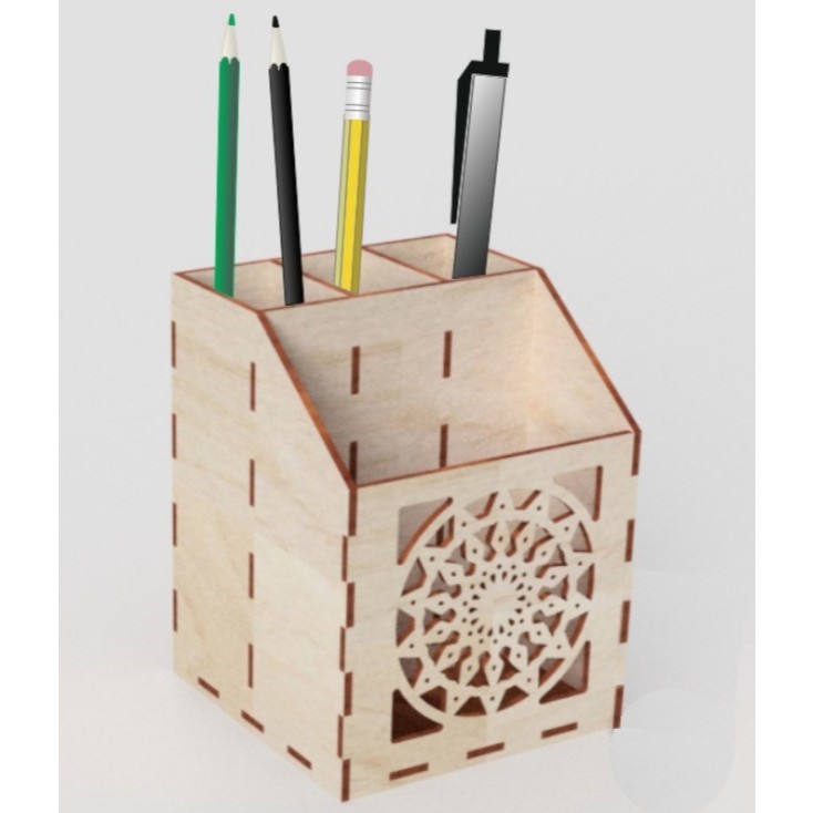 

DIY KOTAK PENSIL PULPEN ORGANISER ATK KARAKTER POTONG LASER UNIK CUSTOMISE PERSONAL