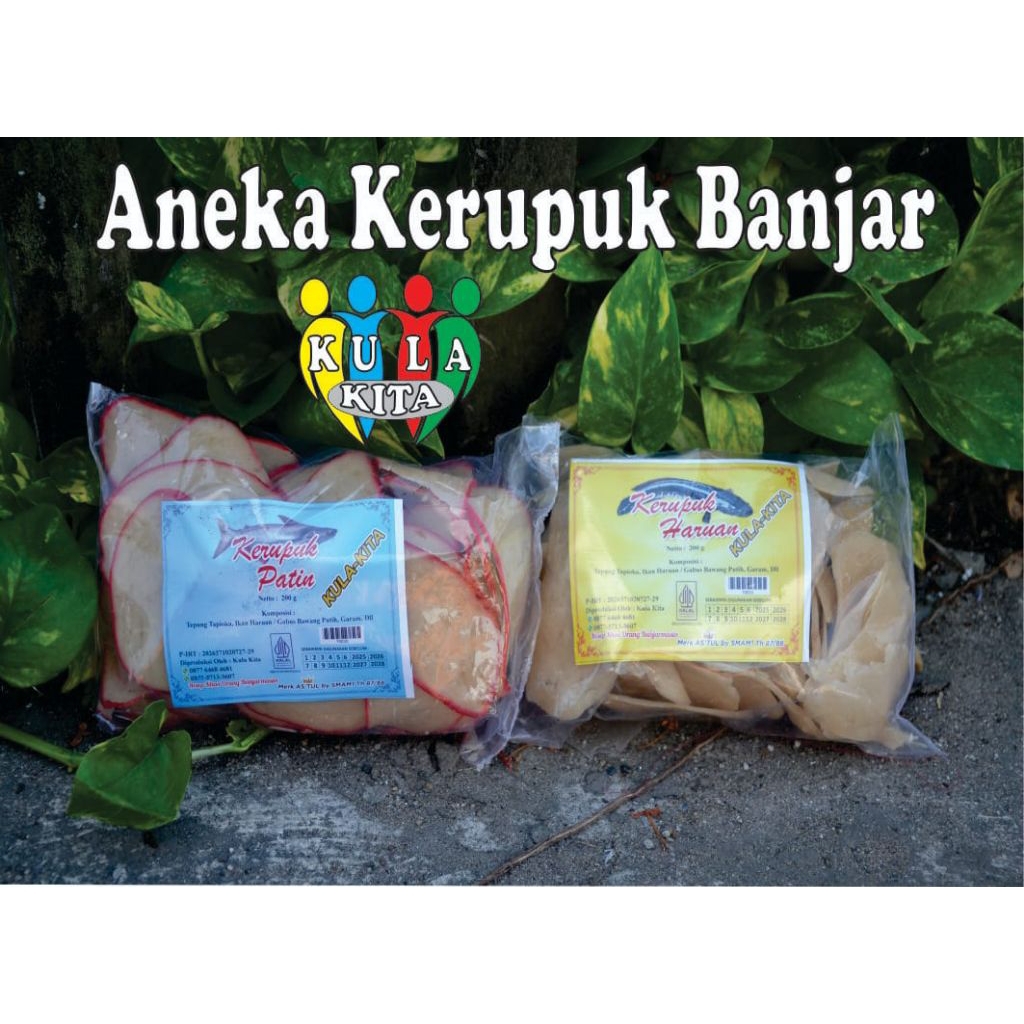 

kerupuk haruan dan patin 100% enak khas banjarmasin 200g