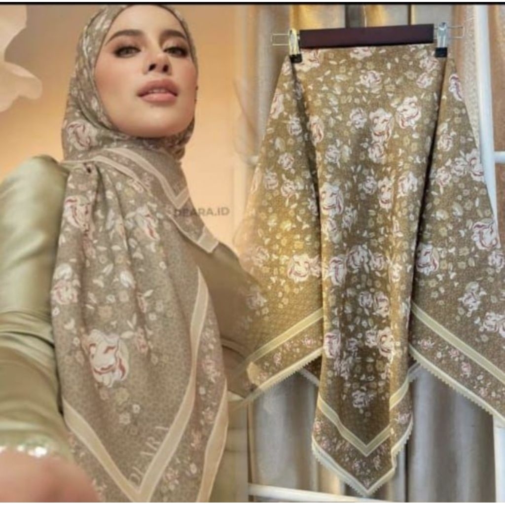 Baniescoop kw voal motif warna sage