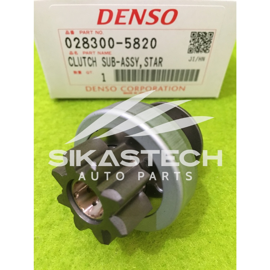 MD611372 GIGI 8 DINAMO STARTER OVERRUNNING CLUTCH BENDIX 8T GEAR MITSUBISHI COLT T120SS L300 BENSIN 