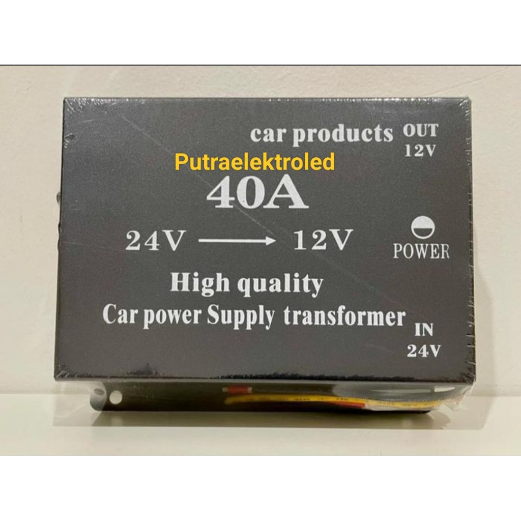 Step Down 40A DC 24V to 12V / Step Down 40 Amper DC 24V ke 12V