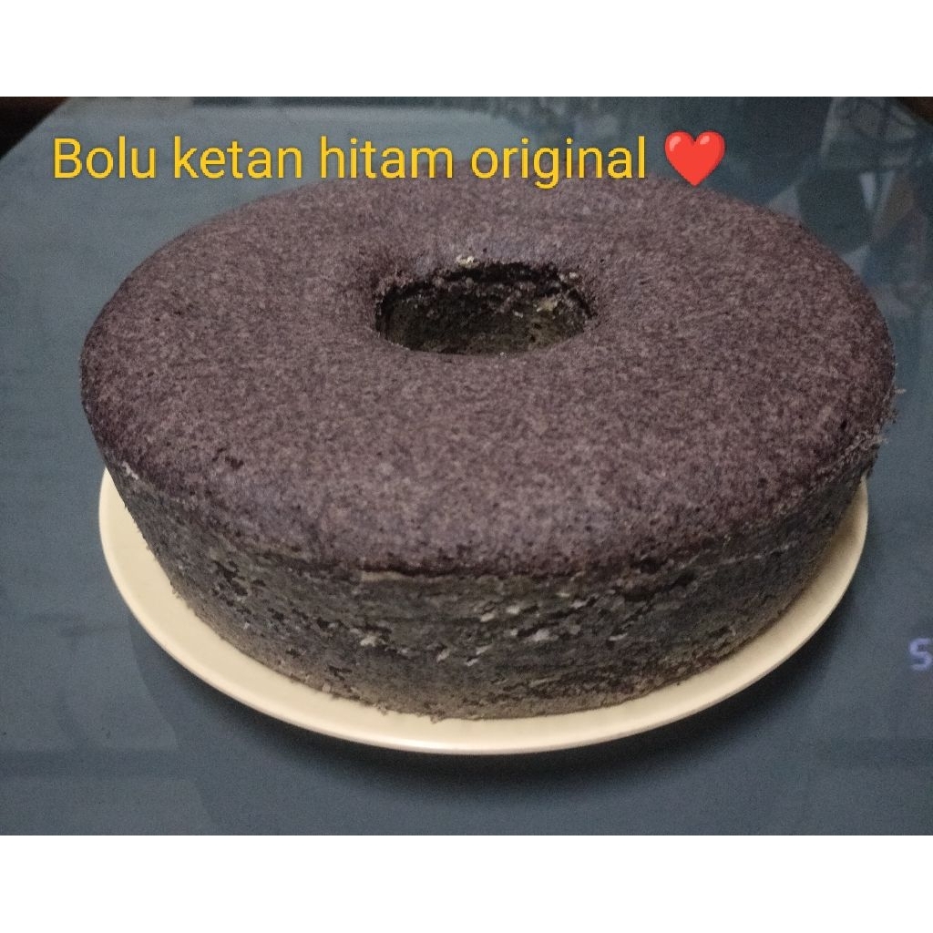 

Bolu kukus ketan hitam original ukuran 22 cm