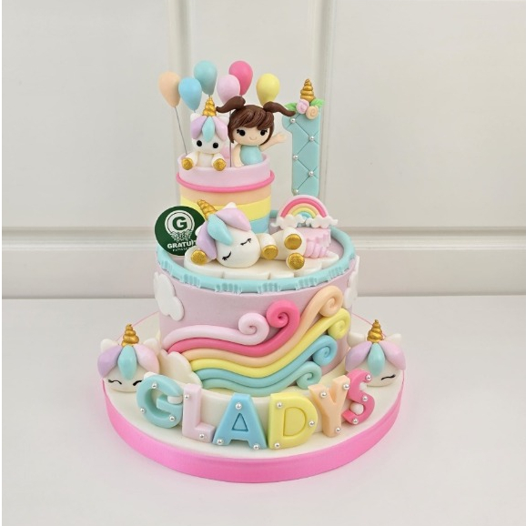 

CAKE UNICORN BUTTERCREAM ( BEST SELLER ) KUE ULANG TAHUN