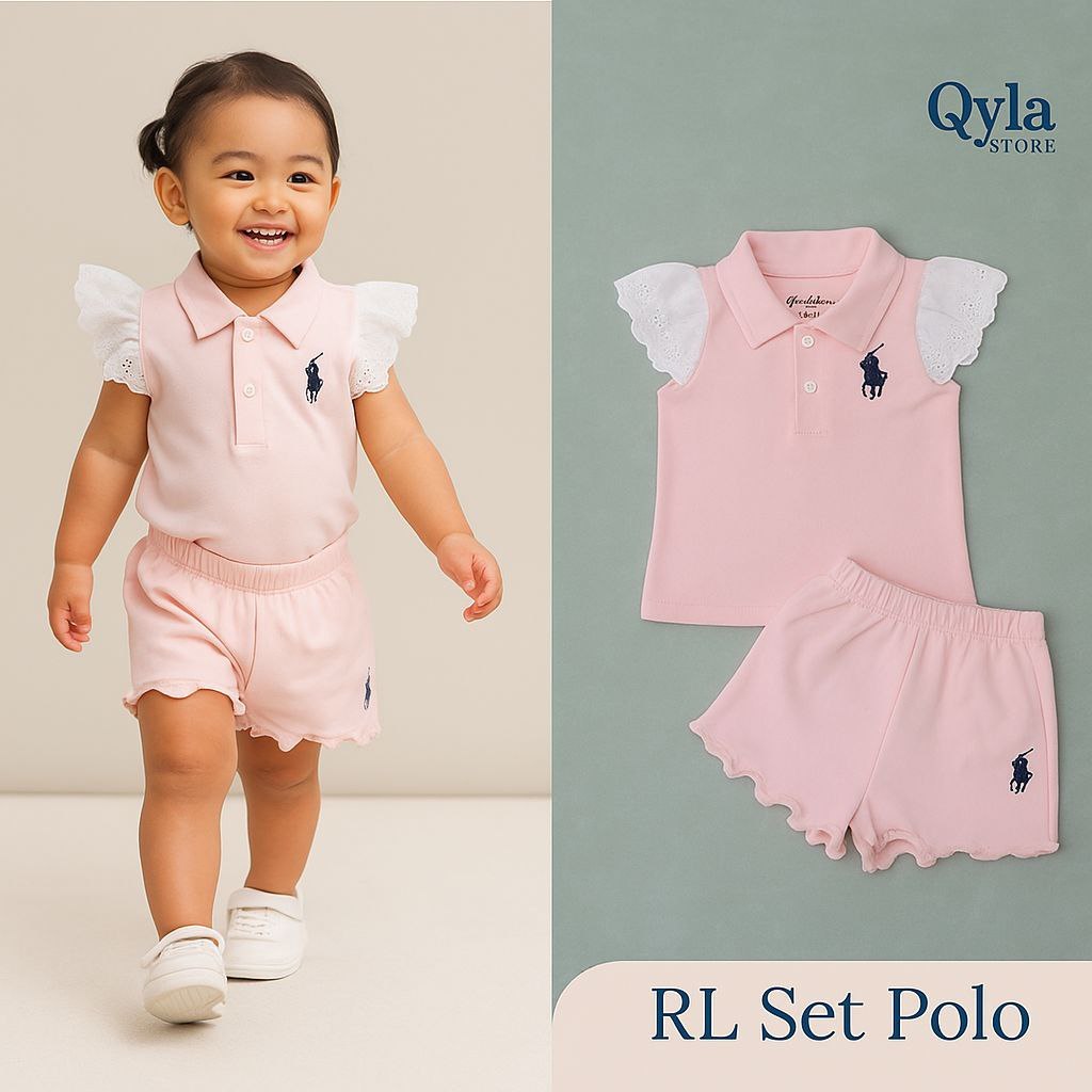Setelan Anak Perempuan - Polo Katbol Ralph Lauren
