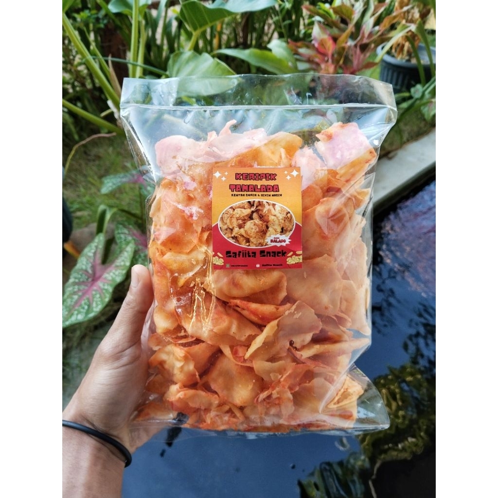 

keripik tamalada renyah gurih nya bikin nagih