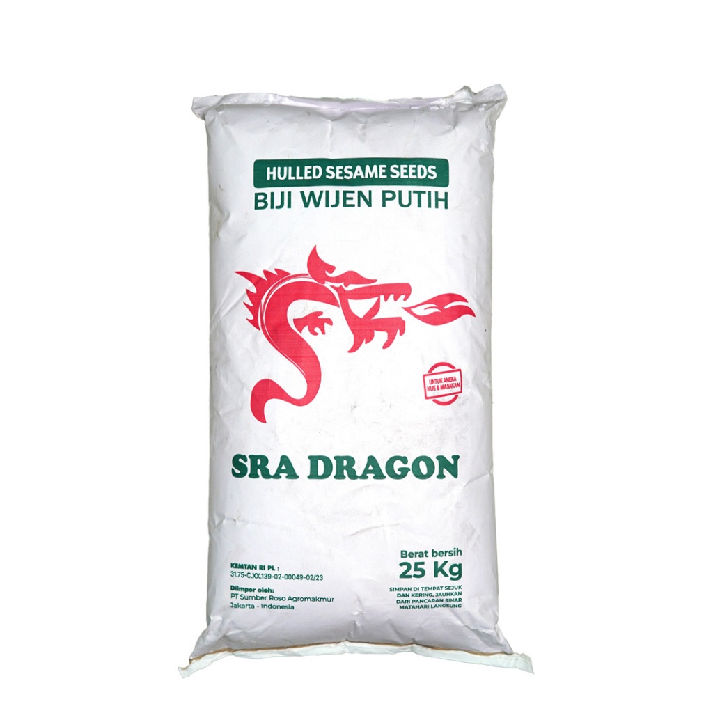 

Wijen Putih SRA Dragon 25 kg