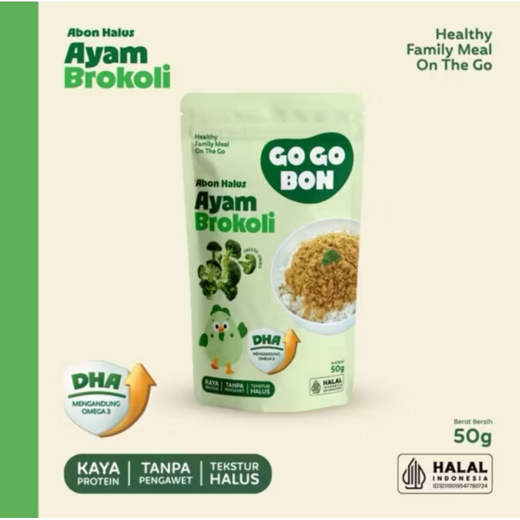 

GogobonAbon Halus Premium Ayam Brokoli 50g