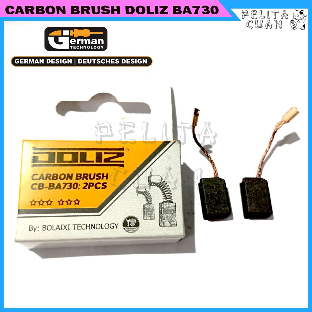 Carbon Brush mesin Gerinda Doliz BA730 spul set
