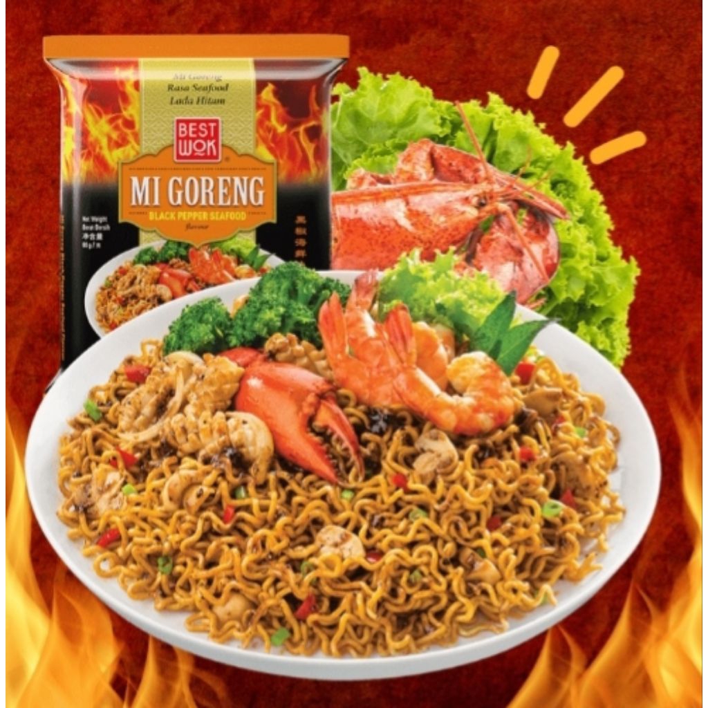 

Best Wok Mi Goreng Black Pepper Seafood