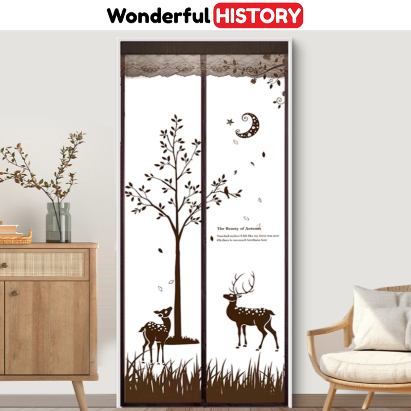 Tirai Pintu Magnet 90x210 / Tirai Magnet Anti Nyamuk / Tirai Import Kualitas Terbaik