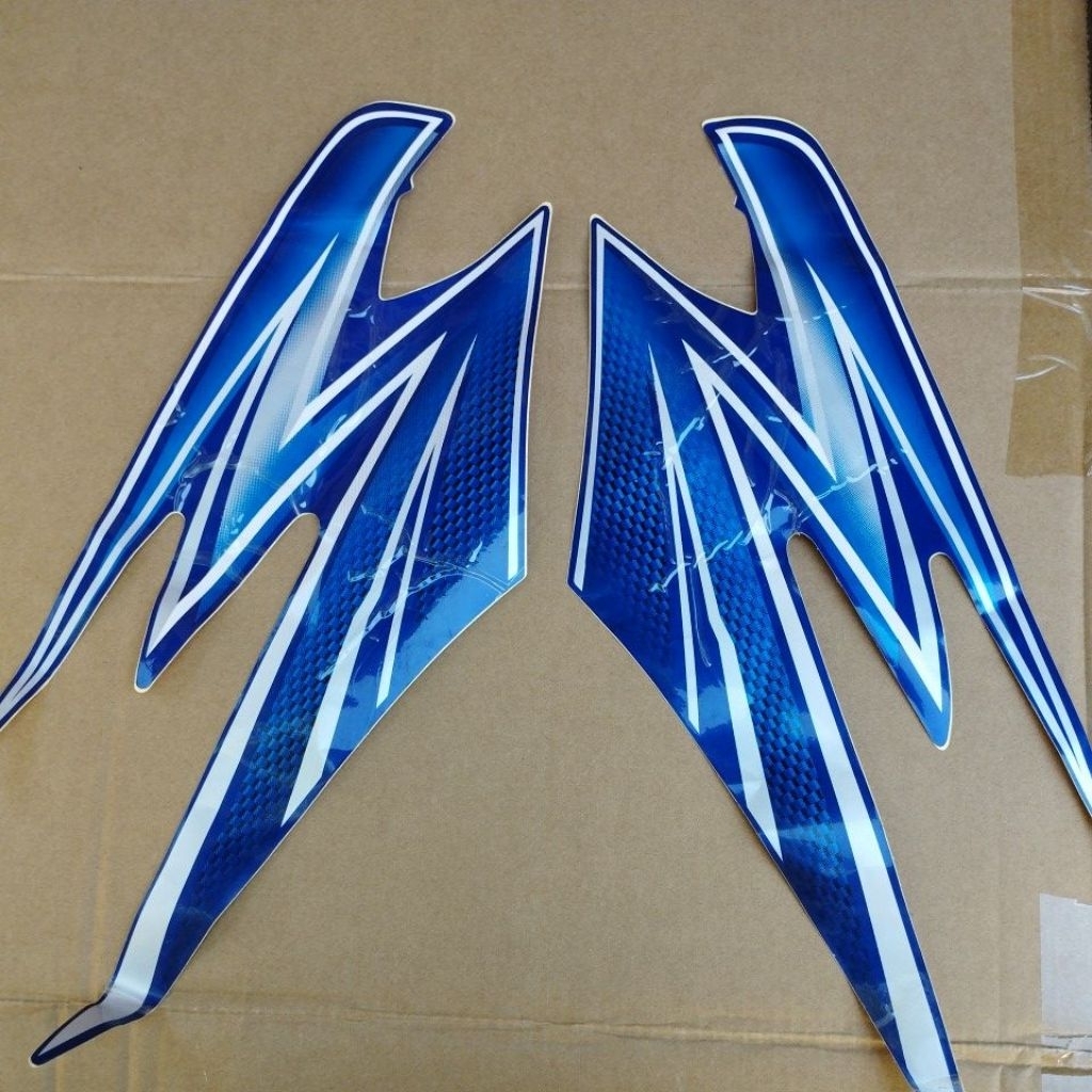 Stiker Striping Body Tangki RX King 2003 Biru