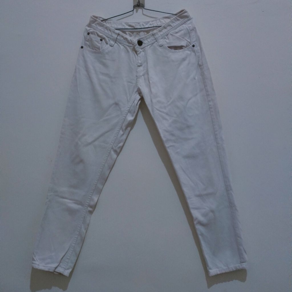 Jeans Broken White Branded OL'FIN