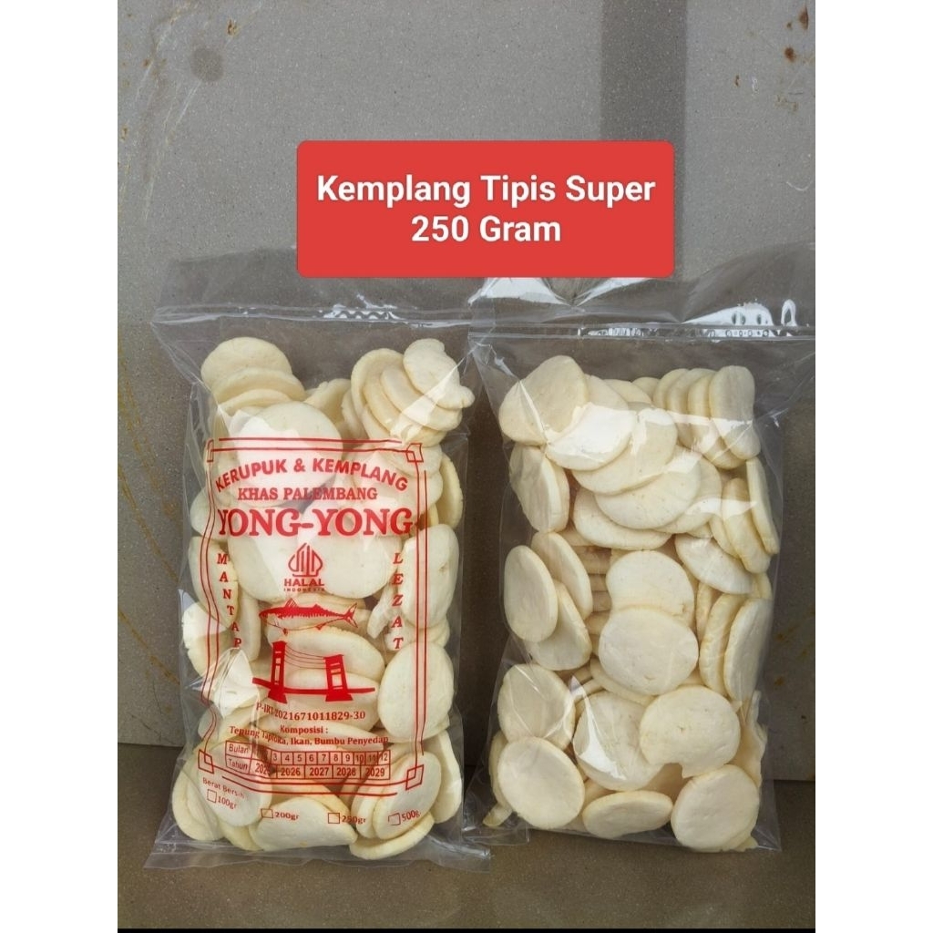 

Kemplang Tipis Super Ikan Tenggiri (250 gram)