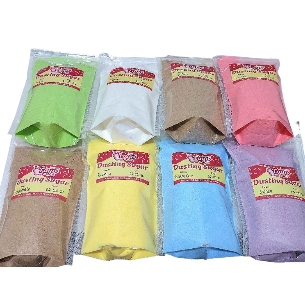 

Bubuk Gula Taburan Topping Donat, Dusting Sugar Rasa, Aroma dan Warna