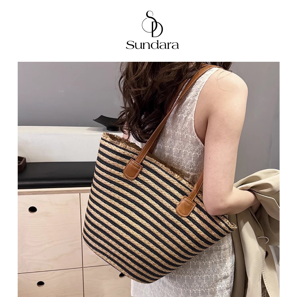 

COD Sundara Tas Tote Bag Wanita Ukuran besar / ukuran sedang / ukuran kecil Tas Pantai kuliah Bahu Hand bag Tas Wanita Cewek Besar Beach Shoulder Bag Terbaru 2025 ZT