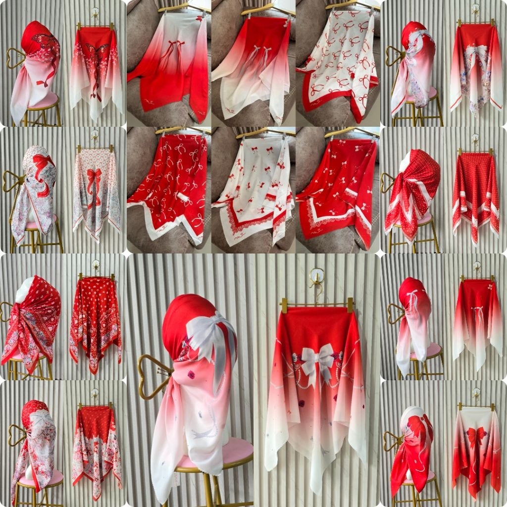 HIJAB SEGI EMPAT MOTIF premium segiempat motif segiempat premium hijab segiempat voal motif terbaru 