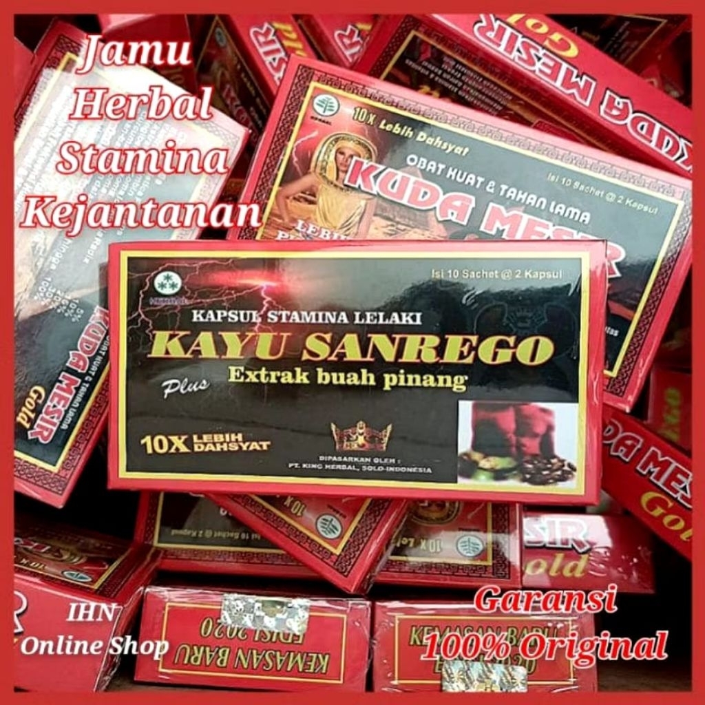 KEMASAN BARU MINIMALIS KAPSUL KAYU SANREGO ASLI ORIGINAL