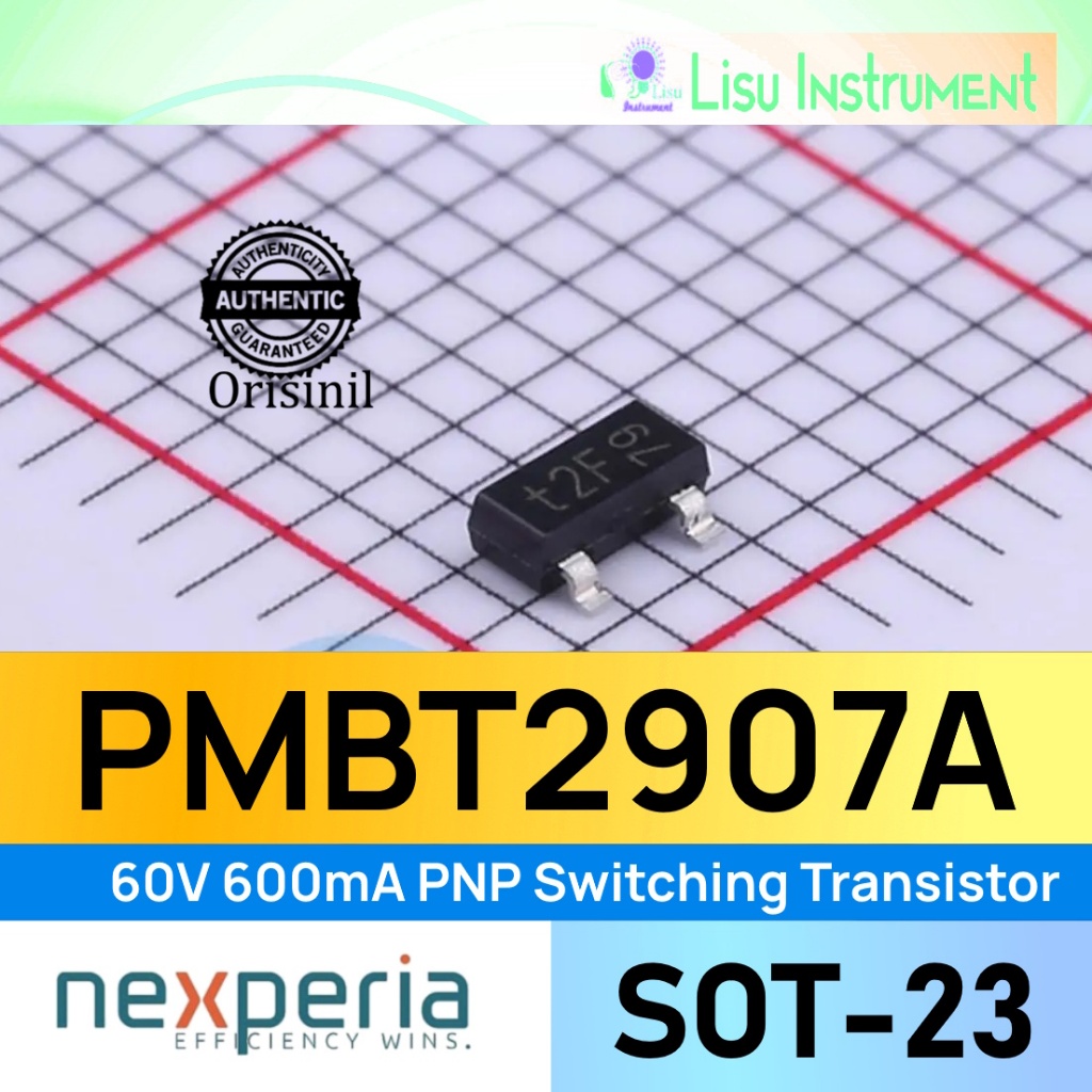 PMBT2907A 60V 600mA PNP Switching Transistor t2 t2F SOT-23 Nexperia Original