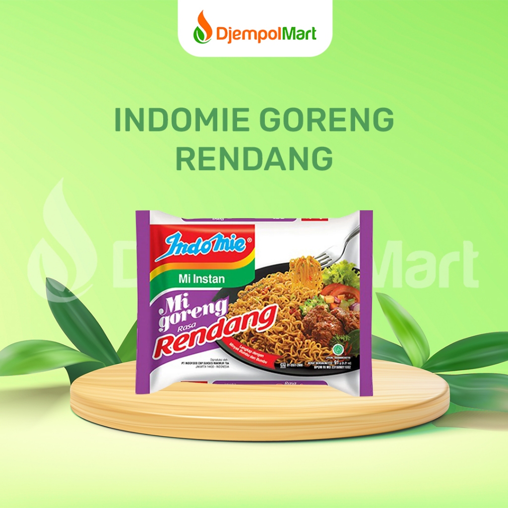 

INDOMIE RENDANG GORENG 91 GR - Mie Instan