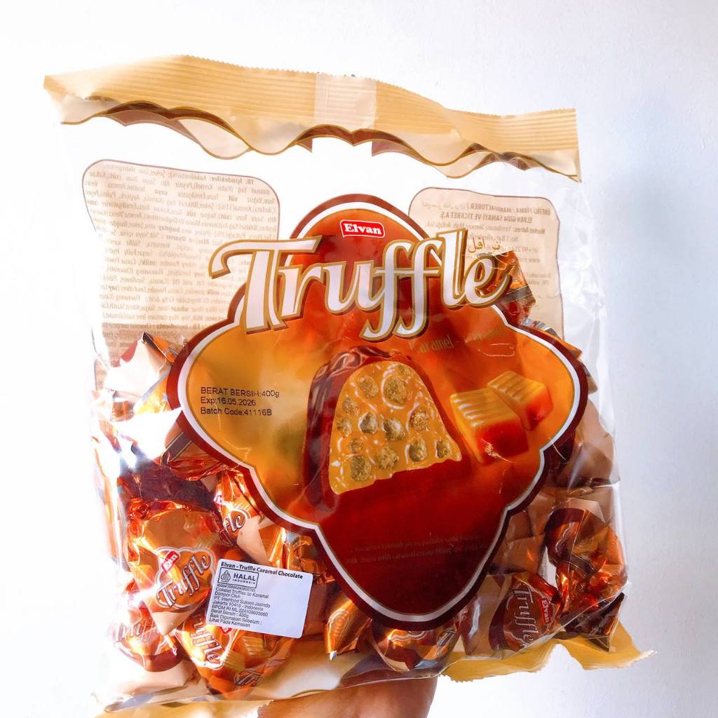 

Coklat Turki Truffle Caramel 400gr