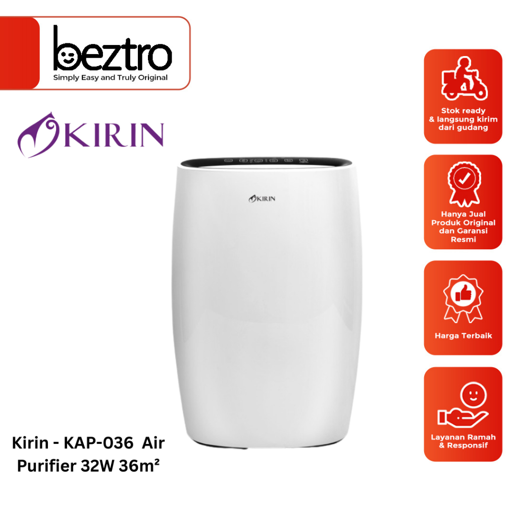 Kirin KAP036 – Air Purifier 32 Watt 36m2
