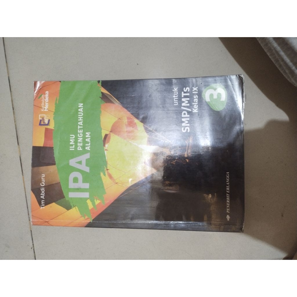 buku ipa kurikulm merdeka smp erlangga kelas 9