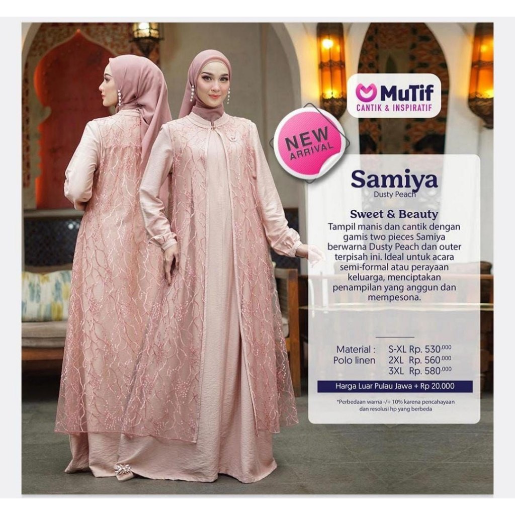 SAMIYA GAMIS MUTIF, GAMIS KONDANGAN, GAMIS BRUKAT, GAMIS CANTIK