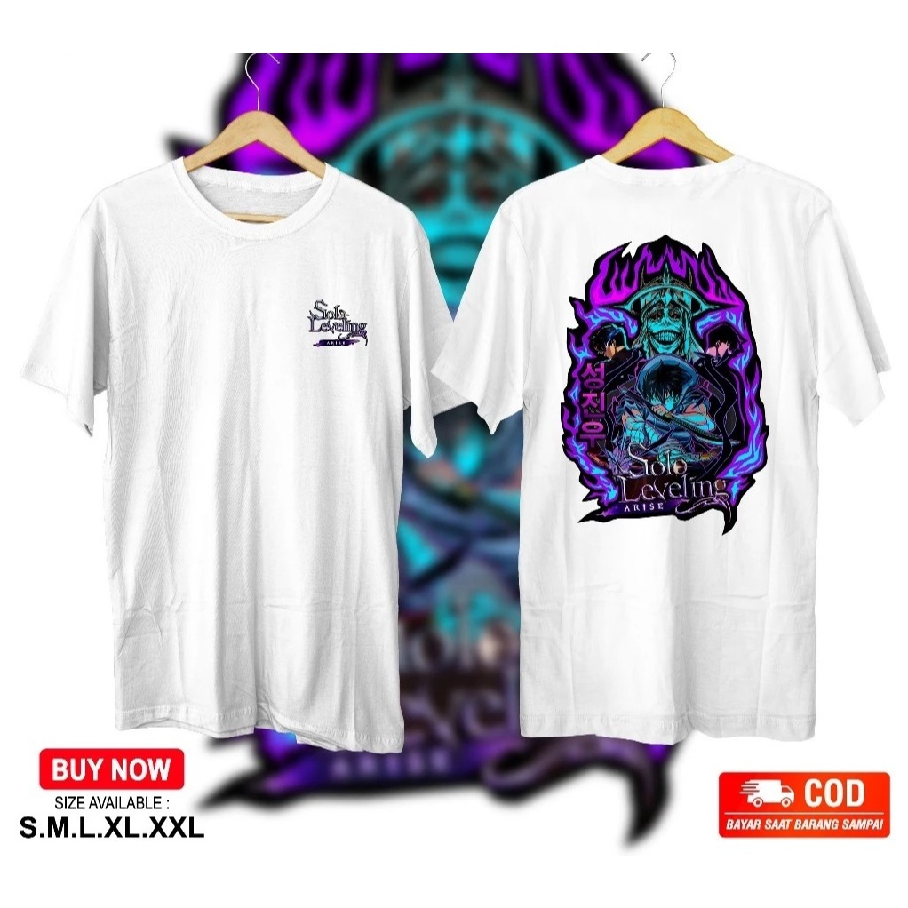 KAOS  Solo Leveling KAOS DISTRO Solo Leveling KAOS PRIA WANITA