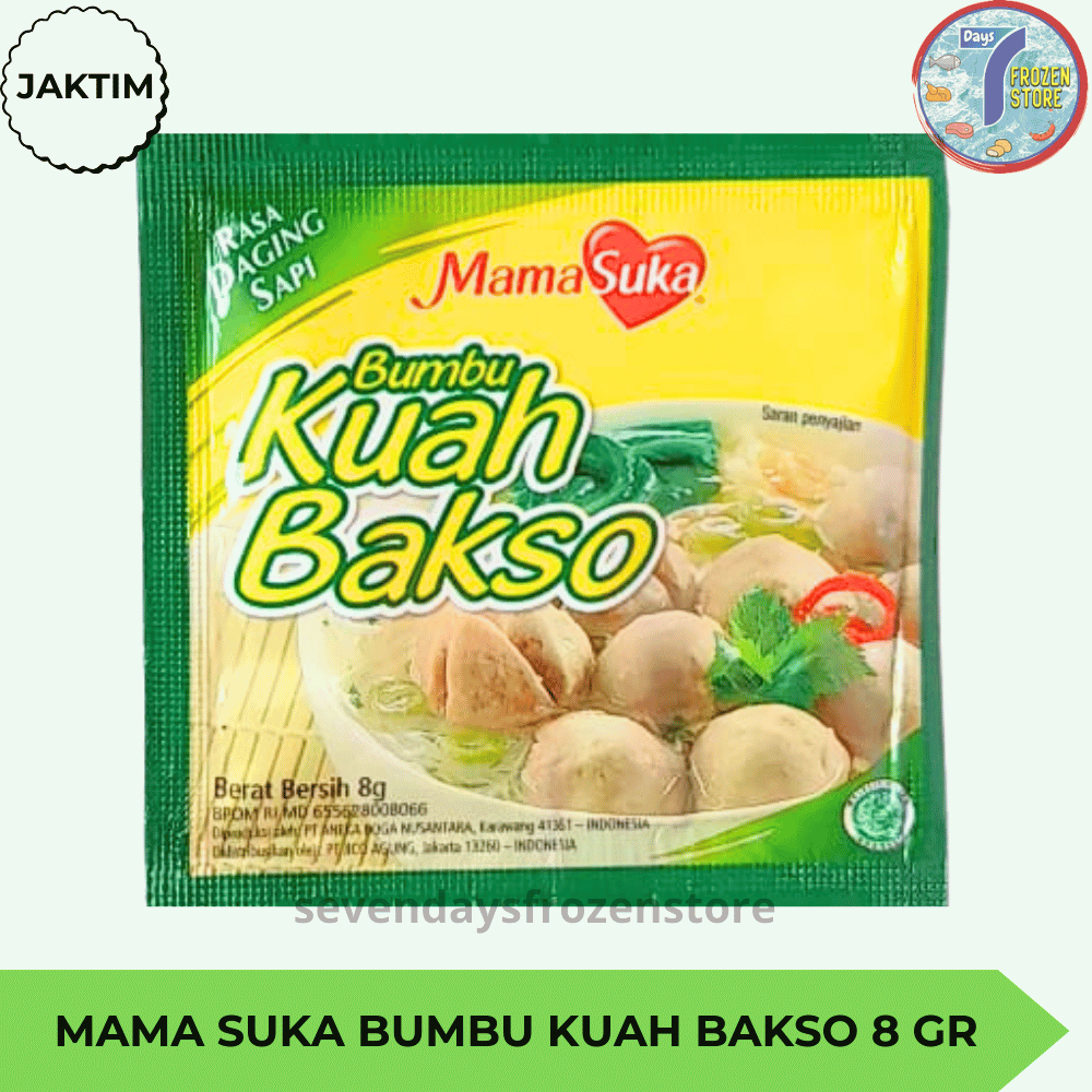 

MamaSuka Bumbu Kuah Bakso Rasa Daging Sapi Varian 8 Gr