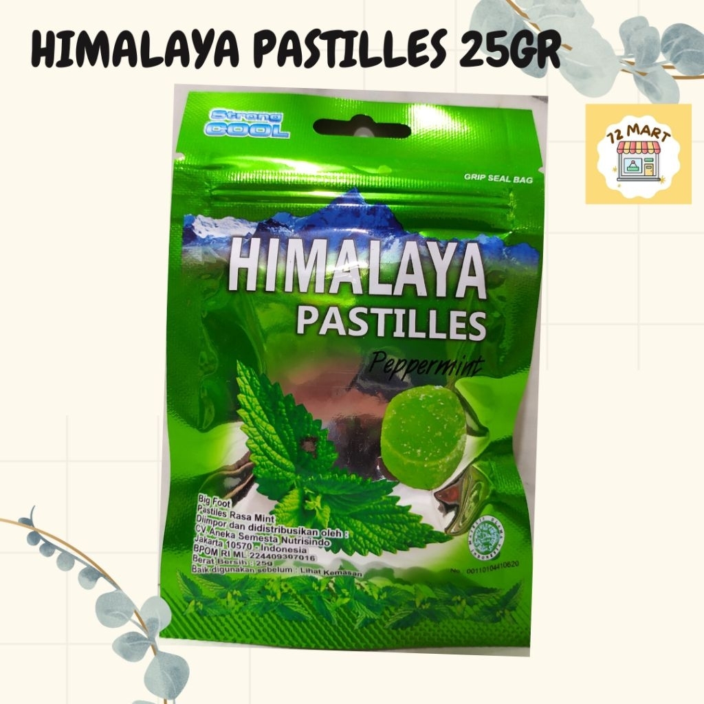 

Permen Himalaya Pastiles Peppermint 25gr