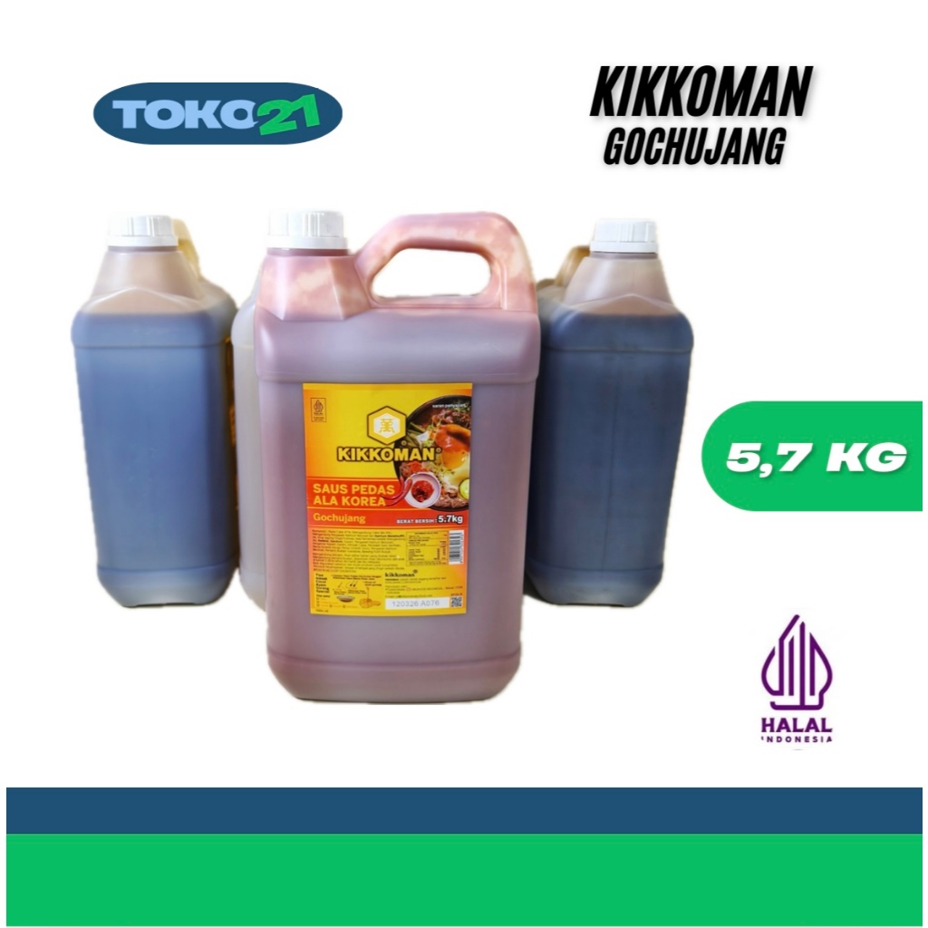 

Kikkoman Gochujang Sauce 5 Liter / 5.7KG Saus Pedas Korea